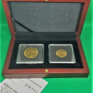 Coffret or napoléon 1er 20 et 40 francs
