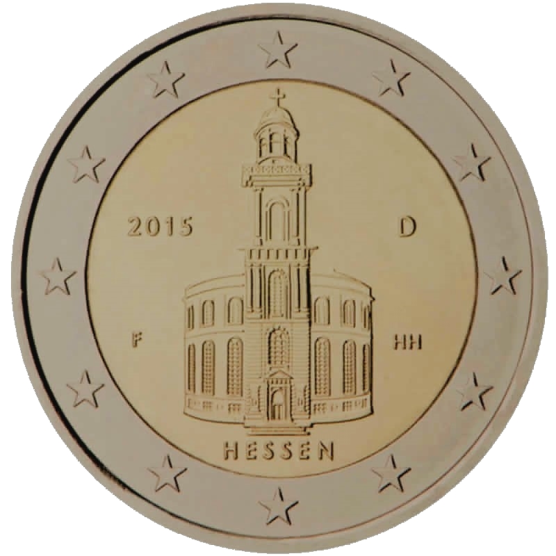 2 euros commémorative de la Hesse Allemagne