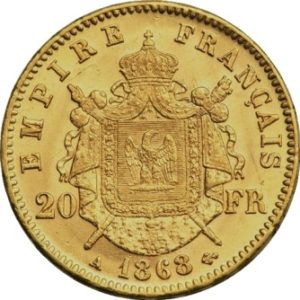 Napoléon III 20 francs en or