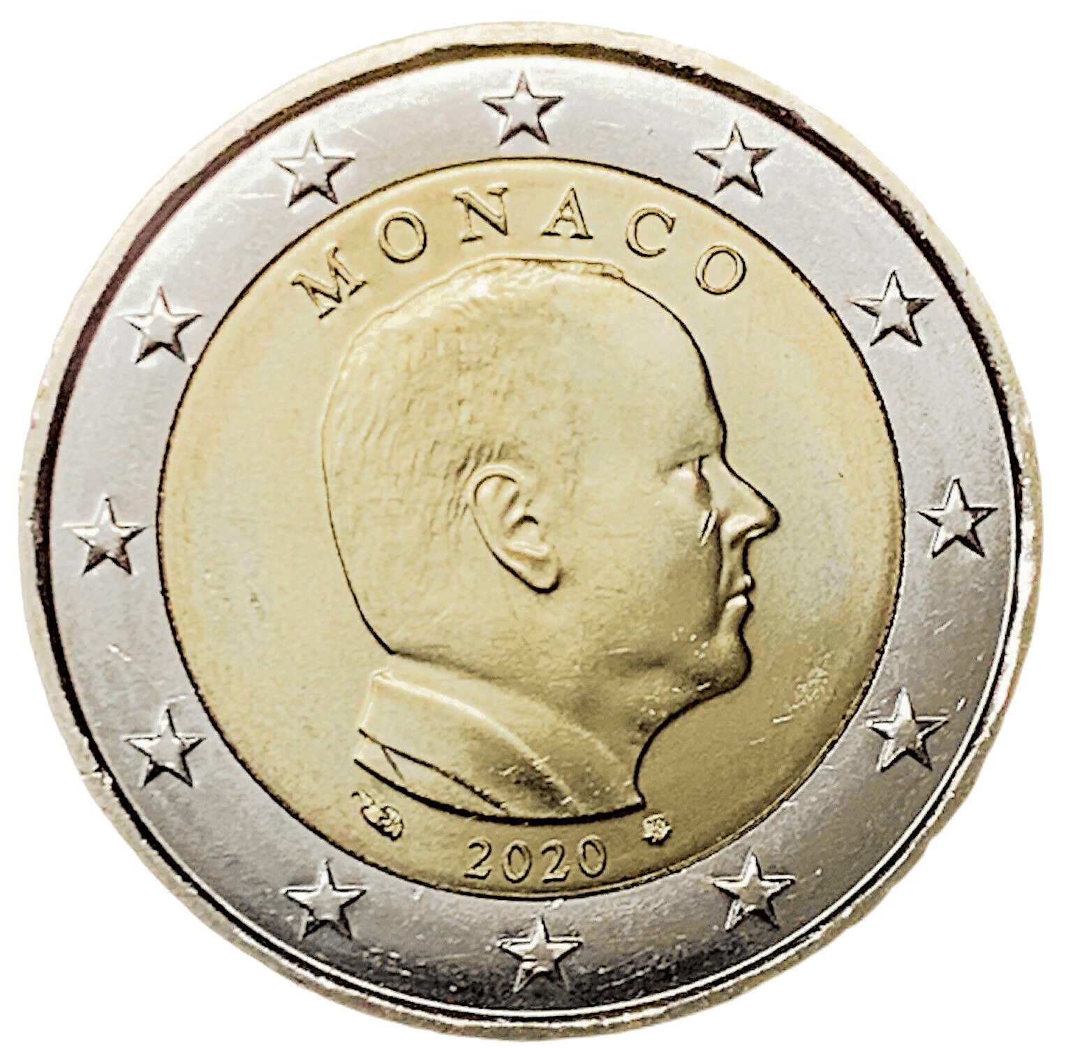 2 euros Prince Albert II - Monaco - 2021 - Bureau Monnaie