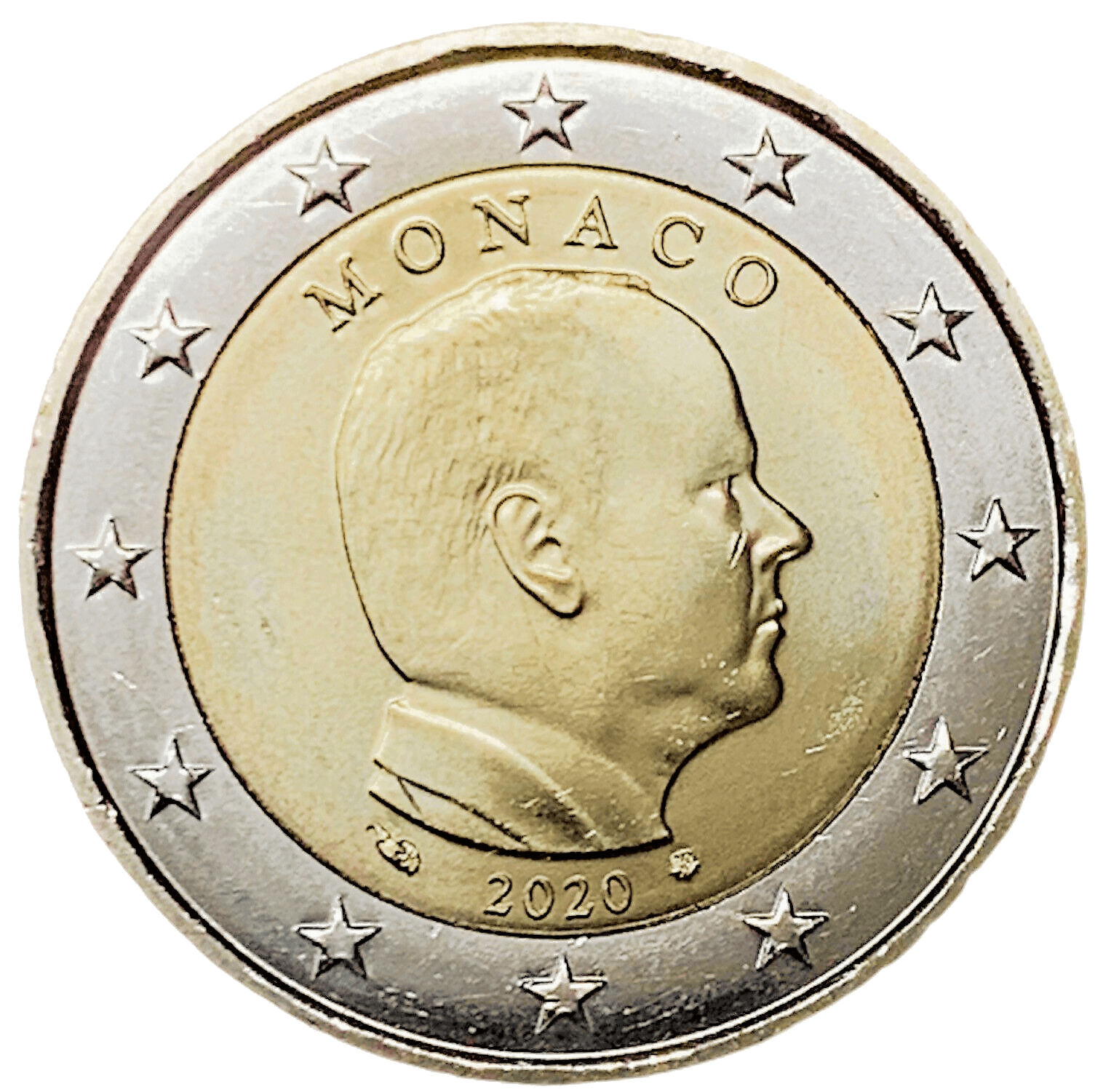2 Euros Prince Albert II Monaco 2021 Bureau Monnaie