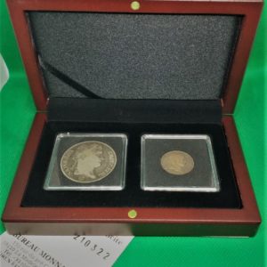 Coffret argent Napoléon 1er 1 et 5 francs