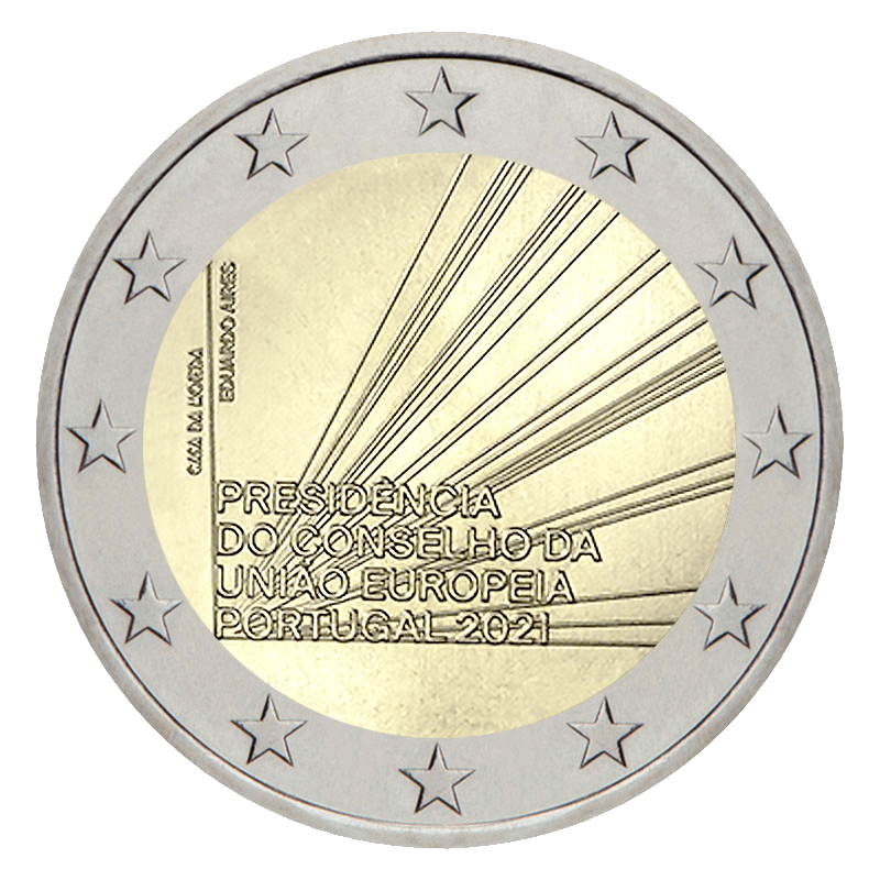 2 euros Portugal Présidence de l'Union Européenne