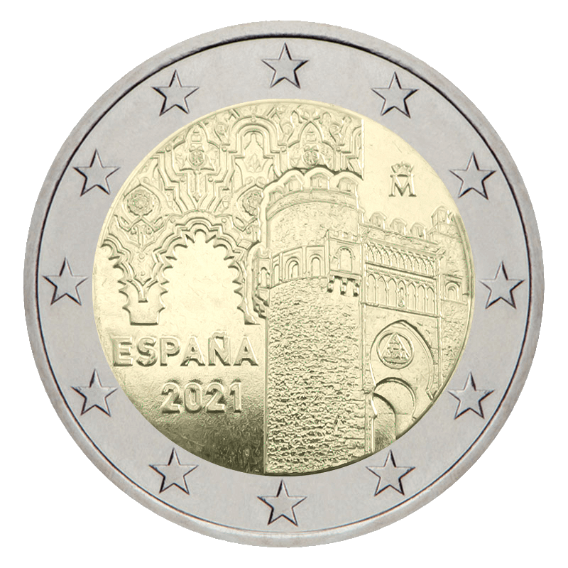 2 euros commemorative Toledo Espagne 2021