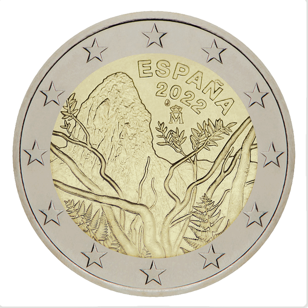 2 euros Garajonay Espagne 2022