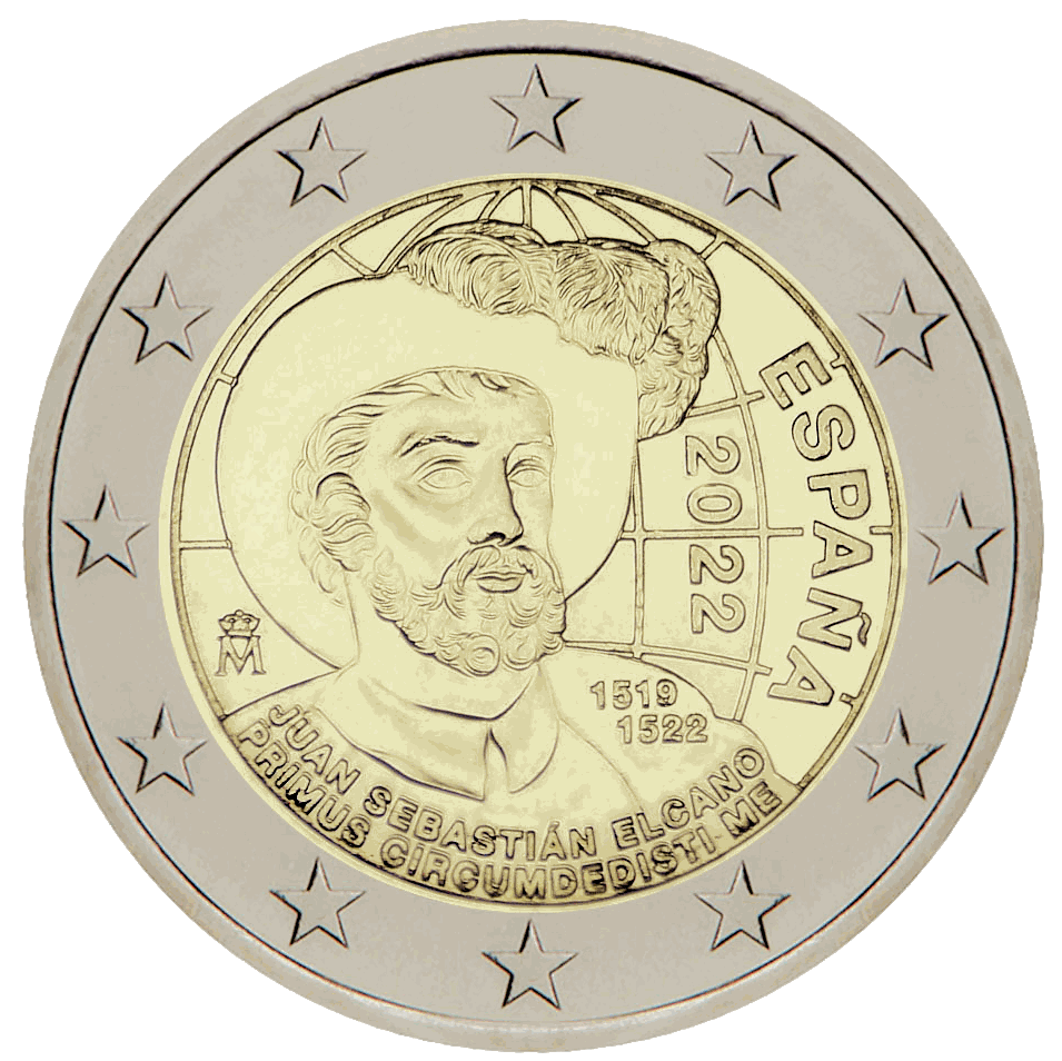 2 euros Circumnavigation - Espagne - 2022-2