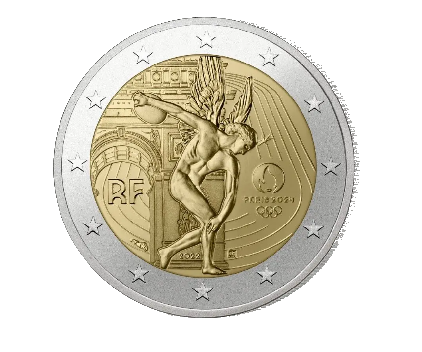 2 euros commémorative Jeux Olympiques de Paris 2024 - France 2022