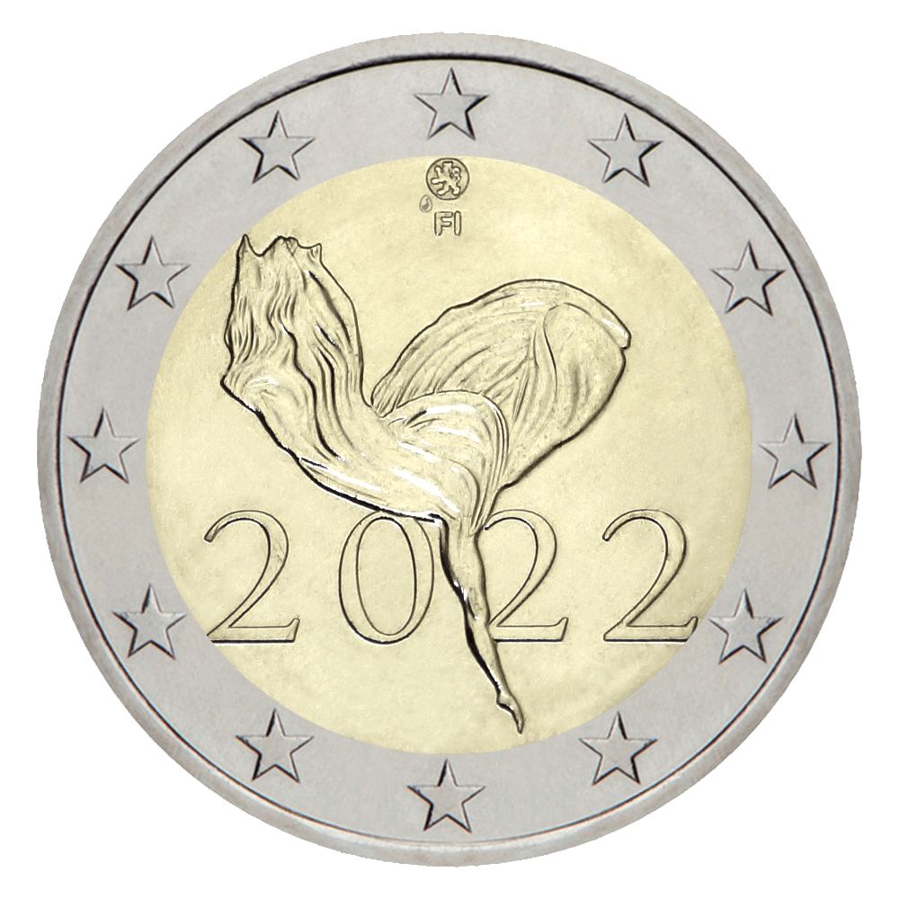 2 euros commémorative 100ème anniversaire du ballet national de Finlande Finlande 2022