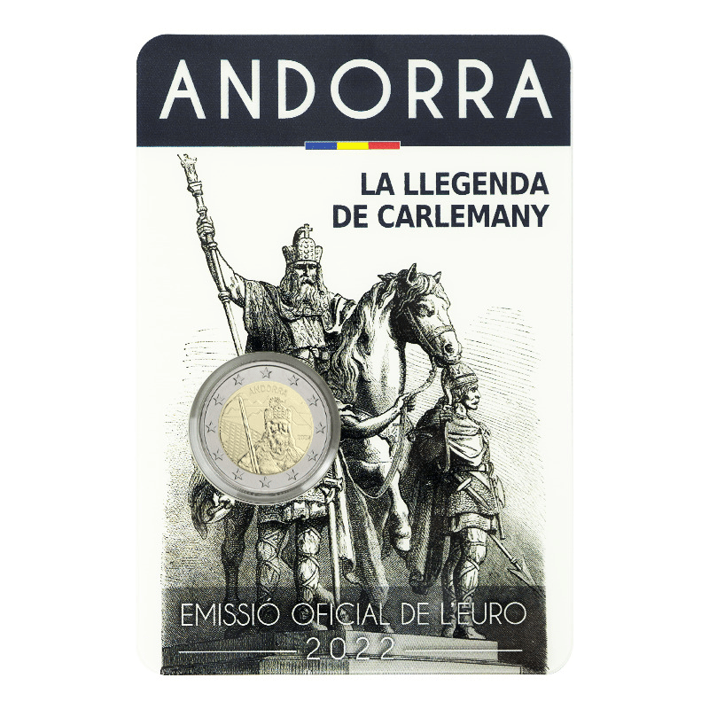 2 euros La légende de Charlemagne - Andorre - 2022-2
