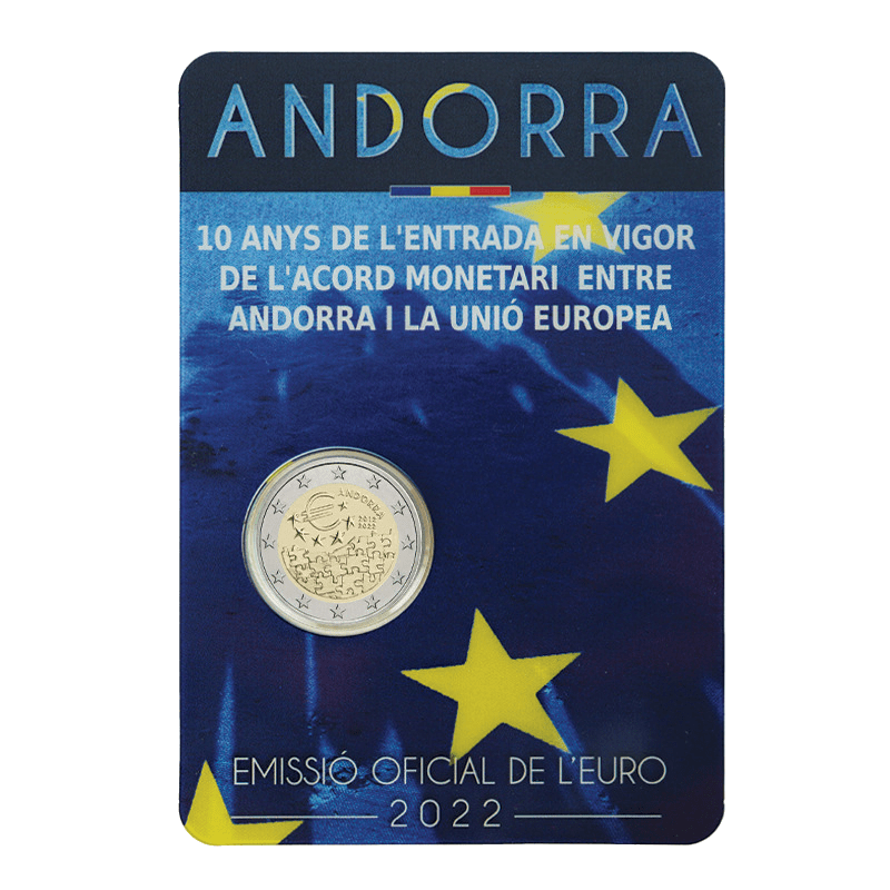 2 euros Accord monétaire entre Andorre et l'UE - Andorre 2022-2