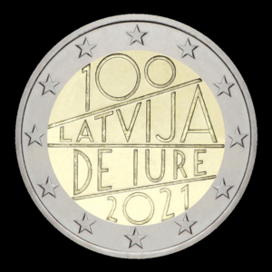 2 euros Reconnaissance internationale - Lettonie - 2021
