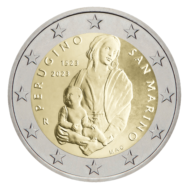 2 euros Perugino - Saint Marin - 2023 - pièce