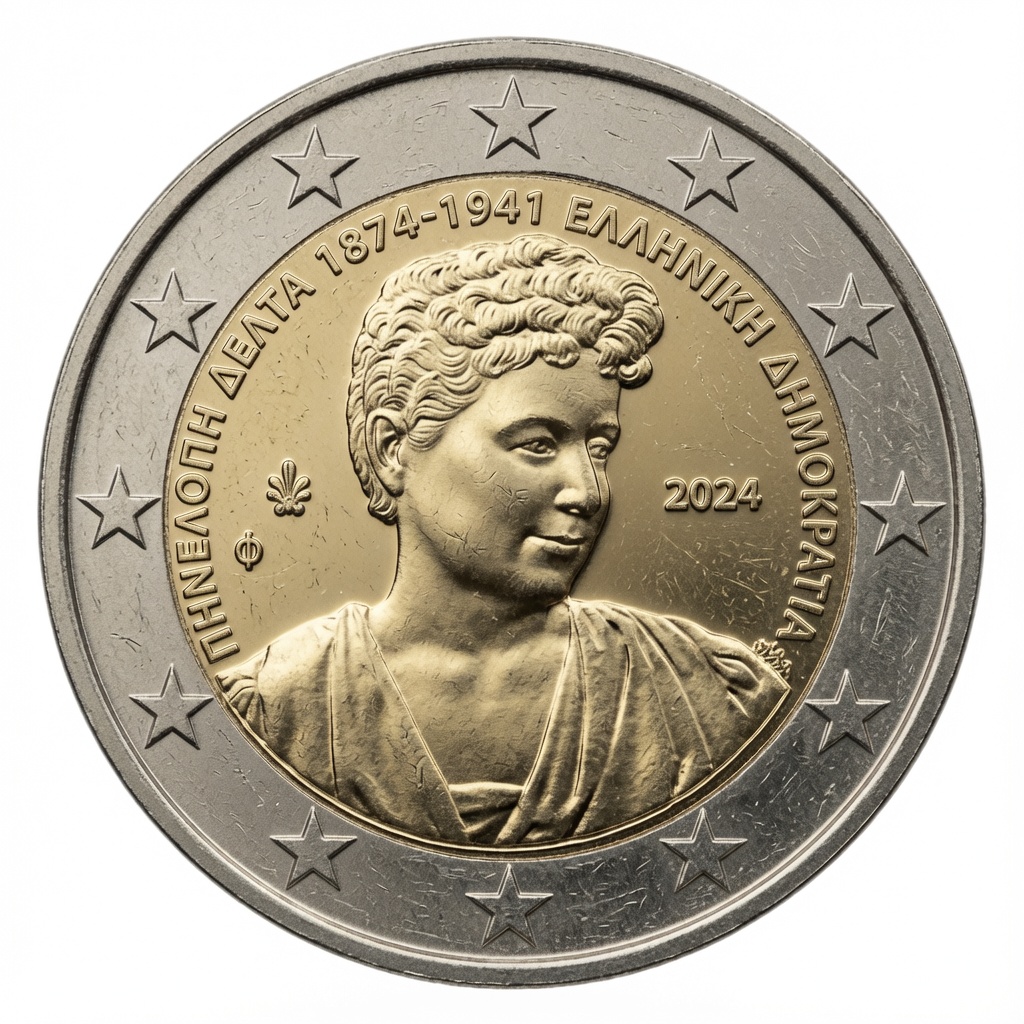 2 euros Penelope Delta – Grèce – 2024