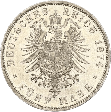 5 Mark Guillaume Ier - Royaume de Prusse