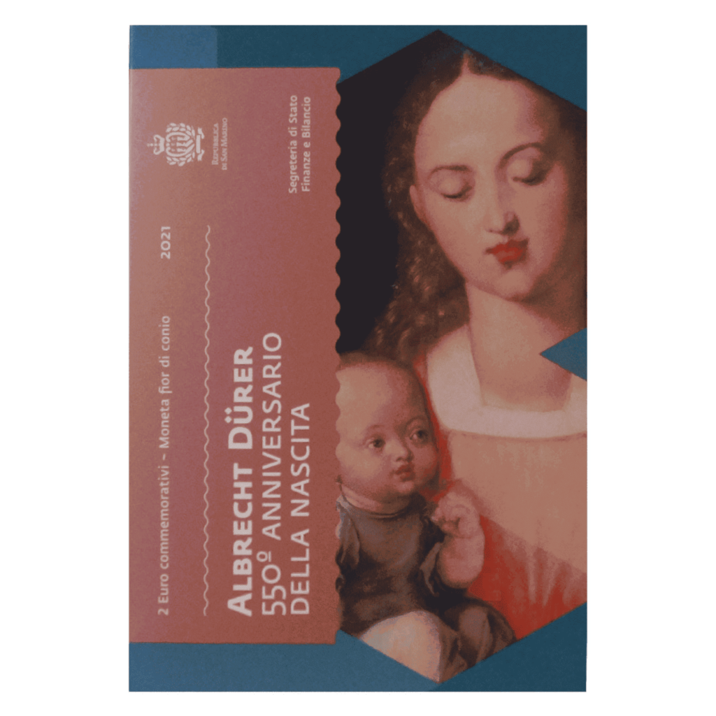2 euros Albrecht Dürer - Saint Marin - 2021