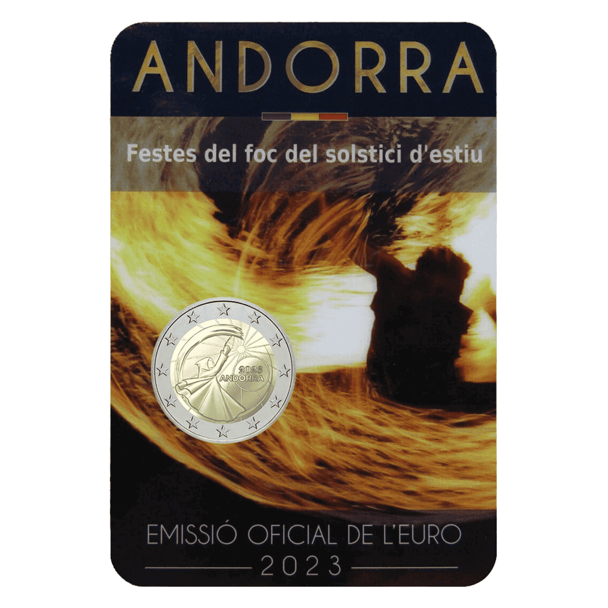 2 euros Solstice d'été - Andorre 2023