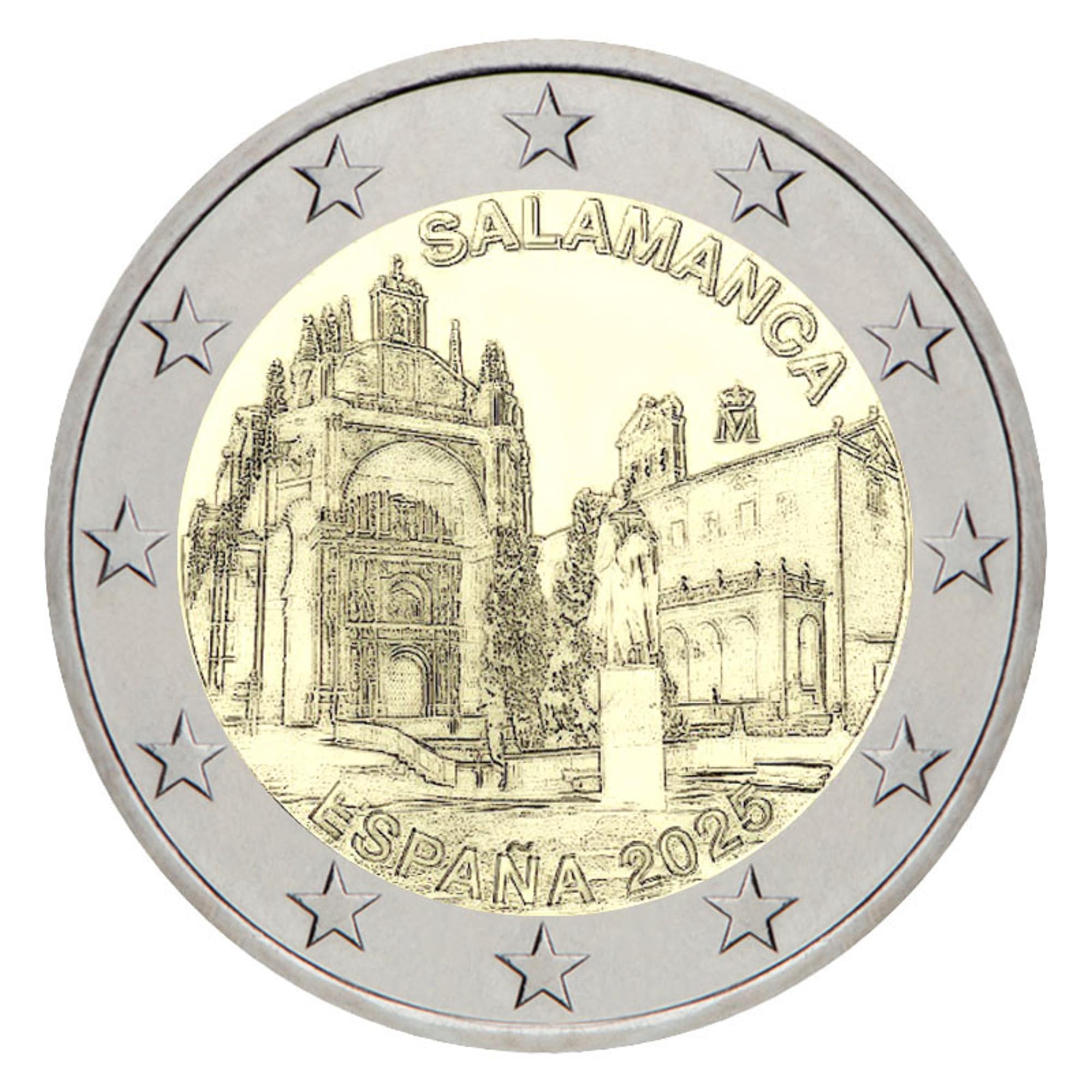 2 euros Salamanque - Espagne - 2025