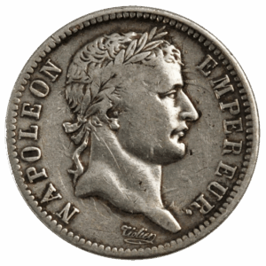 1 Franc Napoléon I Empereur à tête Laurée