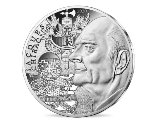 10 euro Jacques Chirac – Frankrijk – 2020