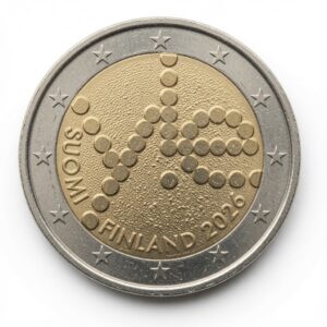 2 euros 100 ans de Yle – Yleisradio – Finlande – 2026