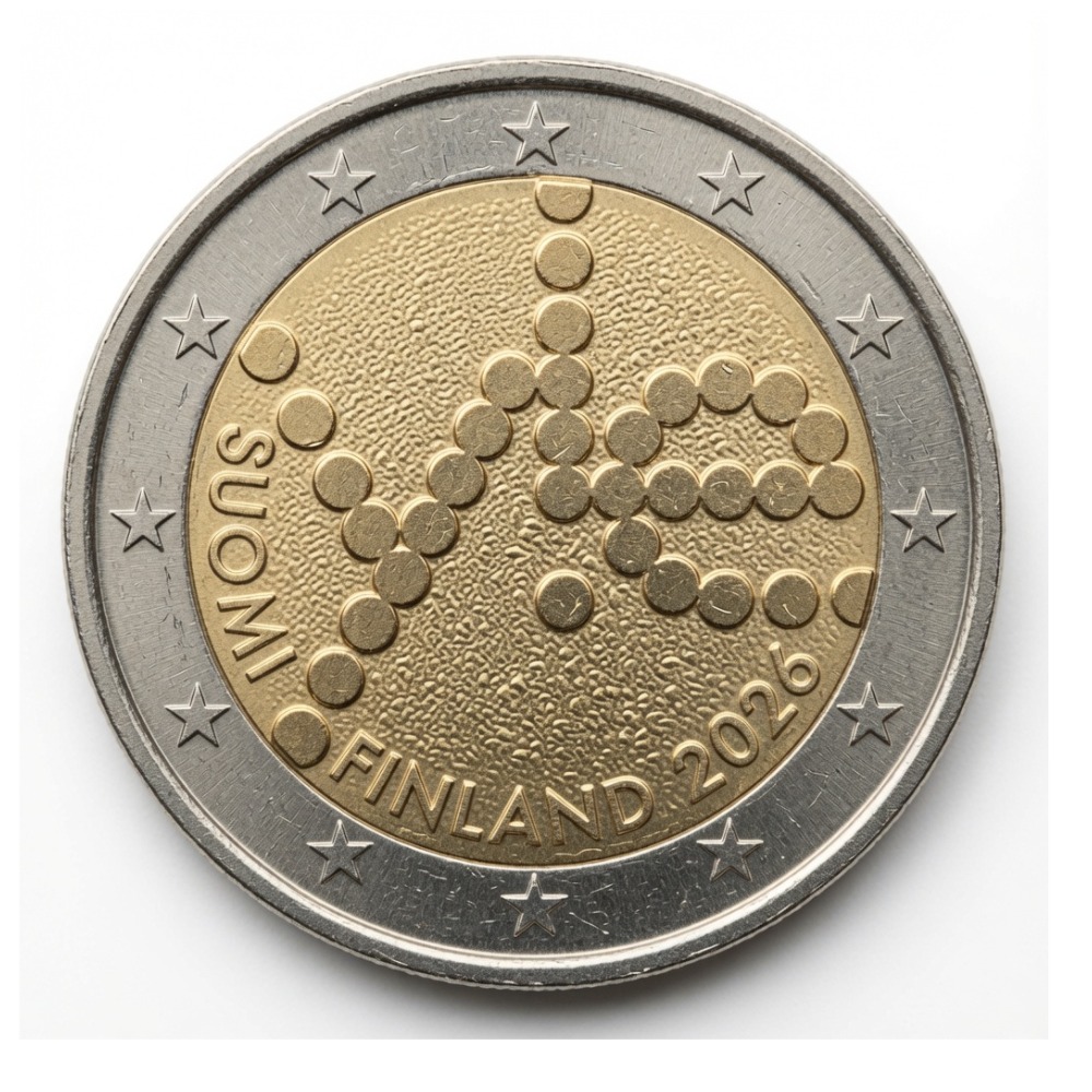 2 euro 100 jaar Yle – Yleisradio - Finland - 2026