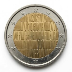 2 euros 100 ans de la Radiotélévision croat - Croatie 2026