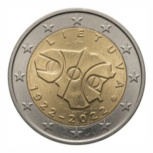 2 euros Basket Ball - Lituanie - 2022