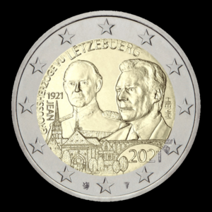2 euros 100e anniversaire du Grand-Duc Jean - Luxembourg - 2021