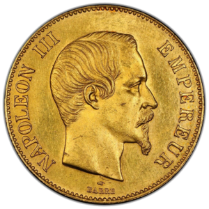 100 Francs or Napoléon III - Tête non laurée