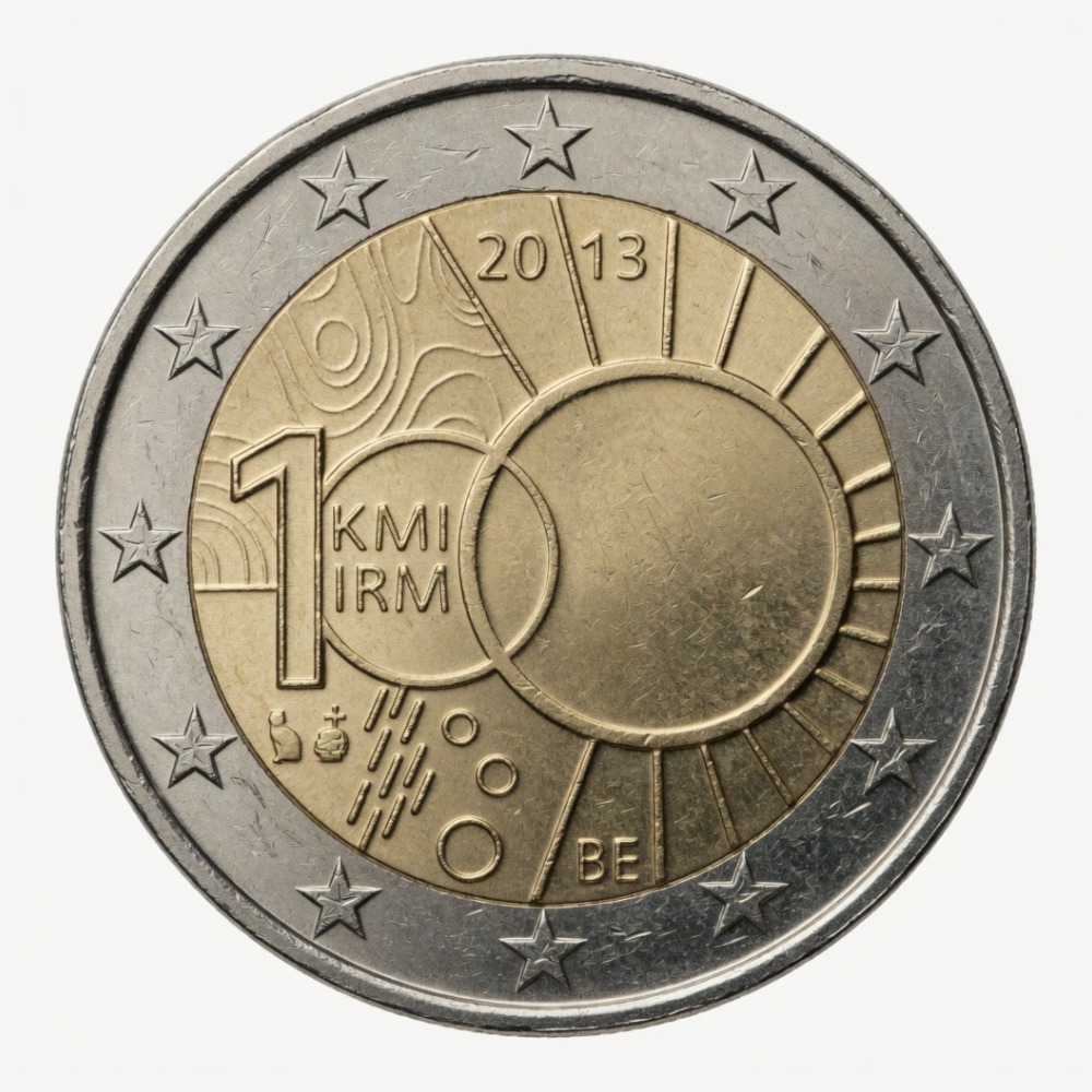 2 euros Centenaire de l'Institut royal météorologique - Belgique - 2013