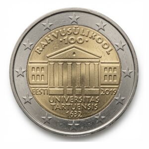 2 euros commémorative université de Tartu - Estonie - 2019