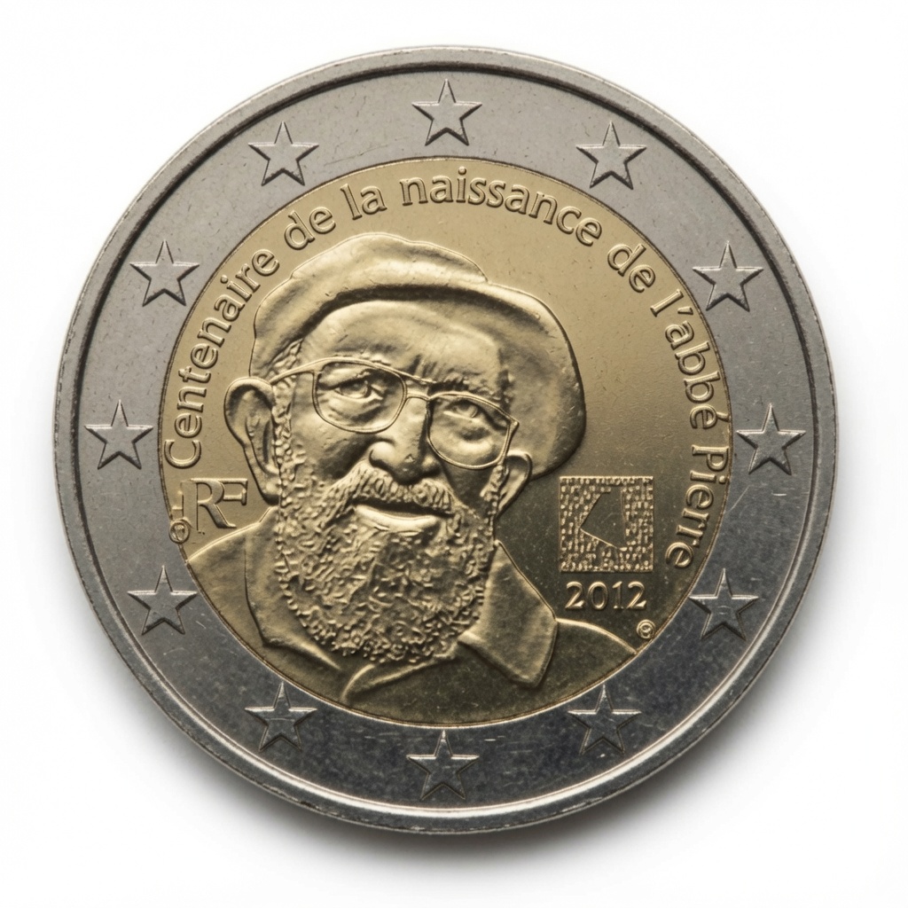 2 euro 100e geboortedag van abbé Pierre – Frankrijk – 2012