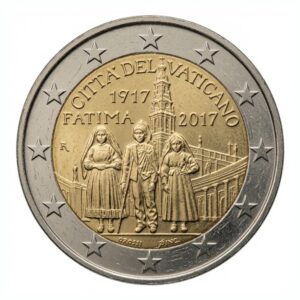 2 euros Centenaire des apparitions de Fátima - Vatican - 2017