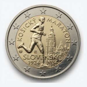 2 euros 100e anniversaire du Marathon de la Paix de Košice - Slovaquie - 2024