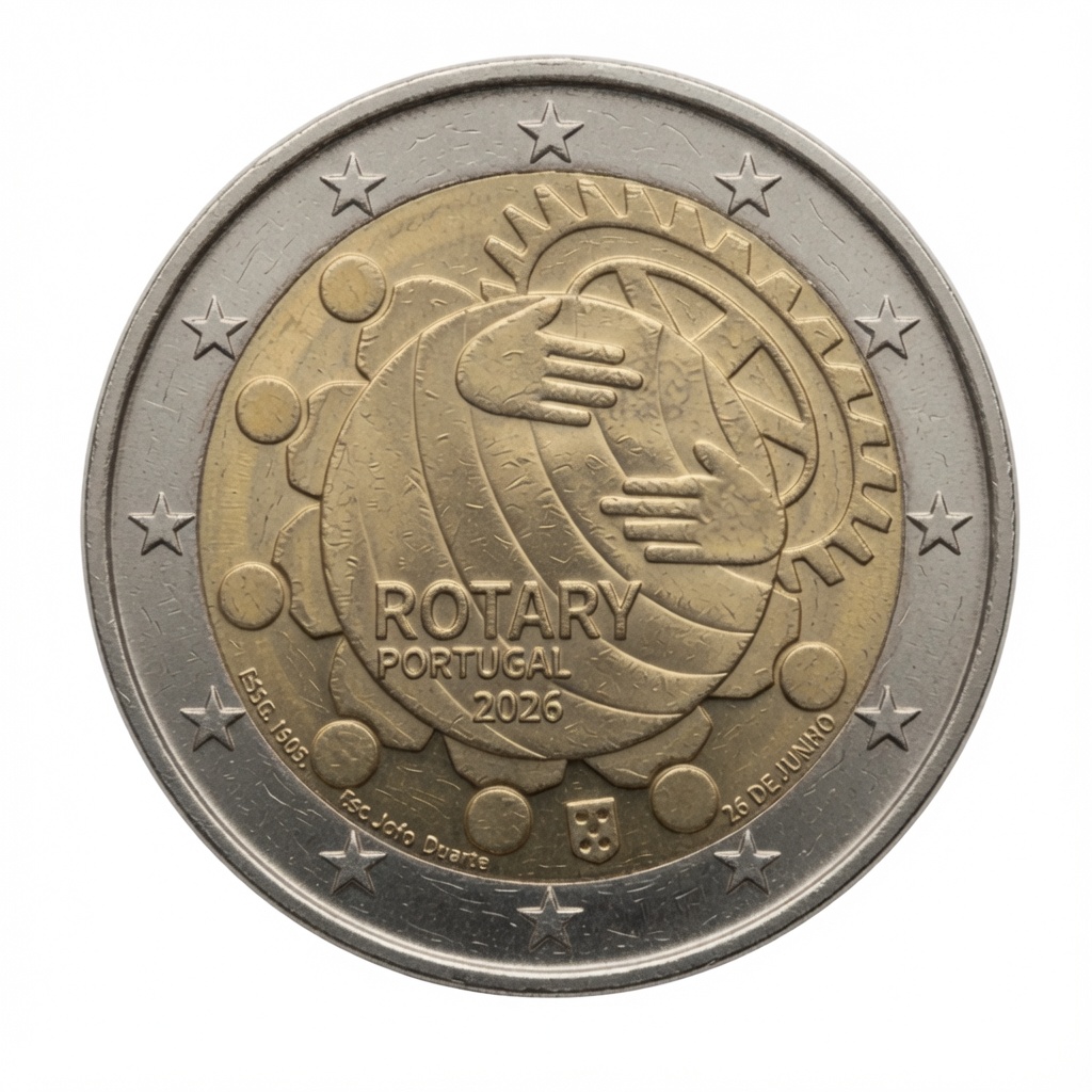 2 euro 100e verjaardag van de Rotary Club in Portugal – Portugal – 2026