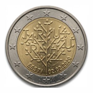 2 euros Traité de Tartu - Estonie - 2020