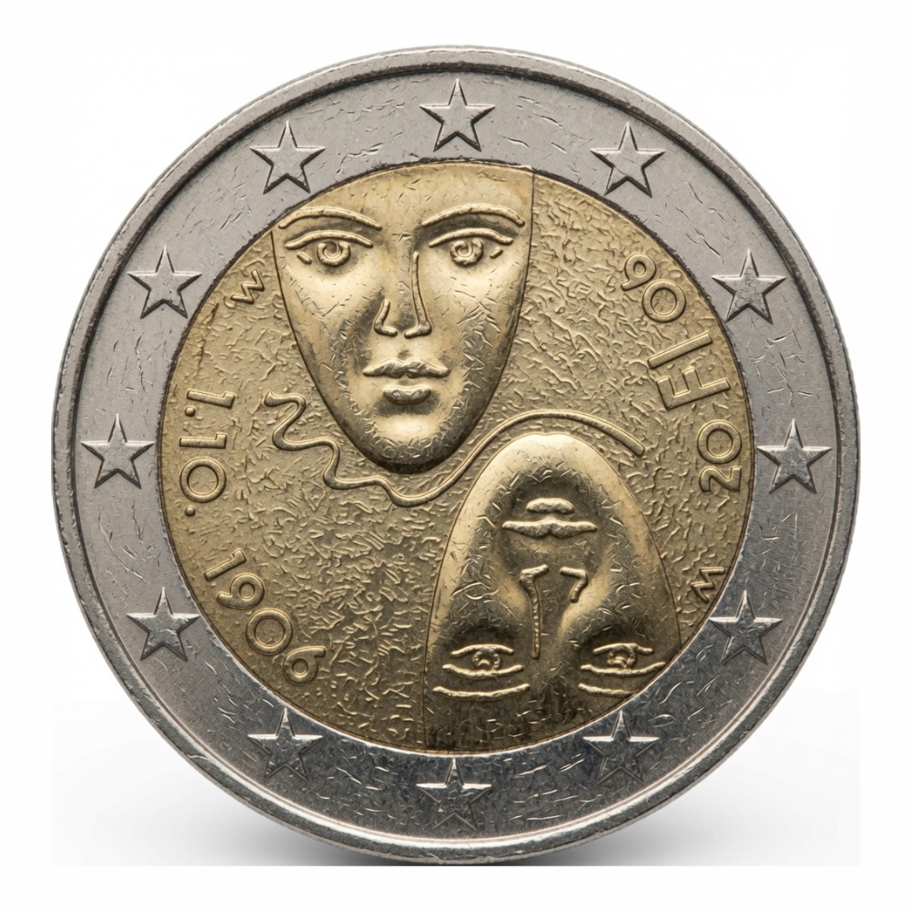 2 euros 100e anniversaire du suffrage universel et égalitaire - Finlande - 2006