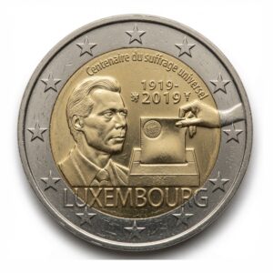2 euros 100e anniversaire du suffrage universel - Luxembourg - 2019