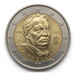 2 euros 100e anniversaire de la mort de Giovanni Pascoli - Italie - 2012