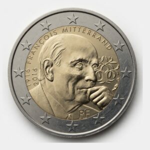 2 euros François Mitterrand - France - 2016