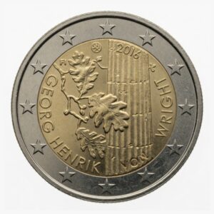 2 euros Georg Henrik von Wright - Finlande - 2016