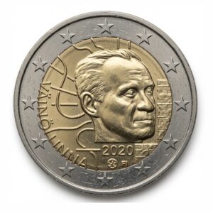 2 euros 100e anniversaire de la naissance de Väinö Linna - Finlande - 2020