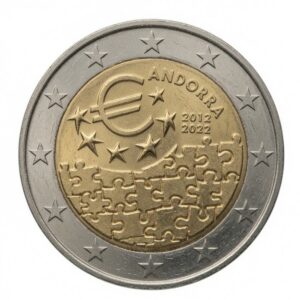 2 euros Accord monétaire entre Andorre et l&rsquo;UE – Andorre 2022