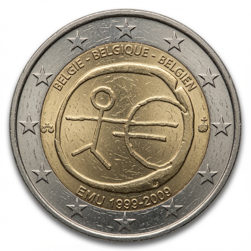 2 euros 10e anniversaire de l'Union économique et monétaire (UEM) - Zone euro - 2009