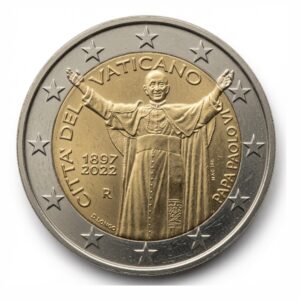 2 euros Pape Paul VI - Vatican - 2022