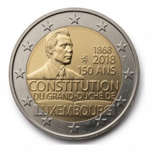 2 euros Constitution - Luxembourg - 2018
