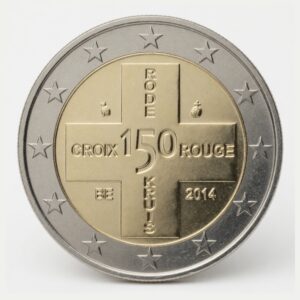 2 euros 150e anniversaire de la Croix-Rouge de Belgique - Belgique - 2014