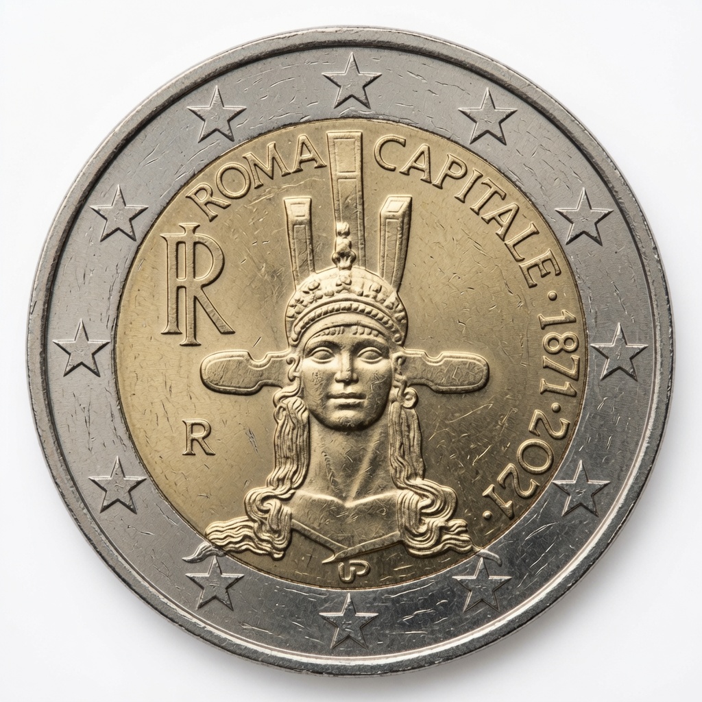 2 euros Rome capitale de l’Italie – Italie – 2021