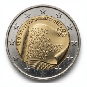 2 euros Société littéraire - Estonie - 2022