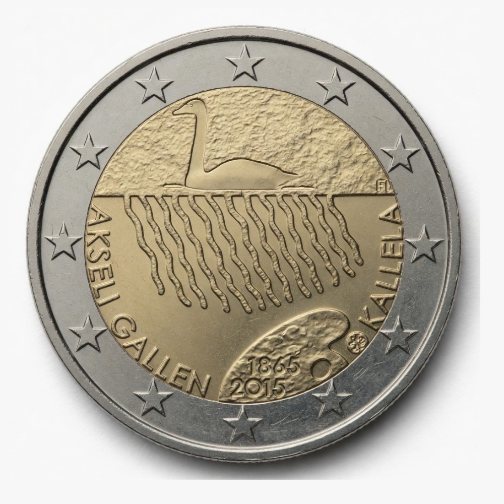 2 euros Akseli Gallen-Kallela - Finlande - 2015